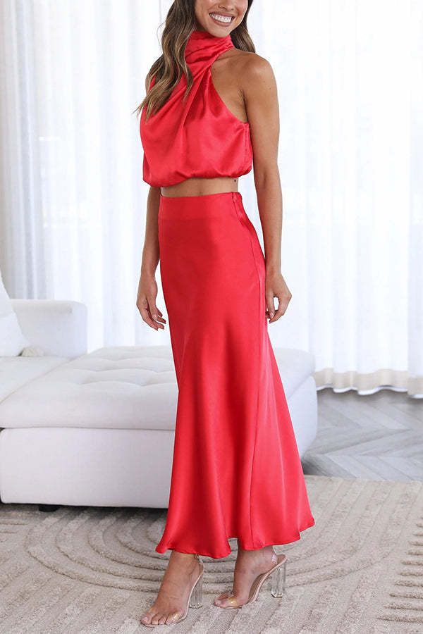 Aisling | Elegant Satin Set