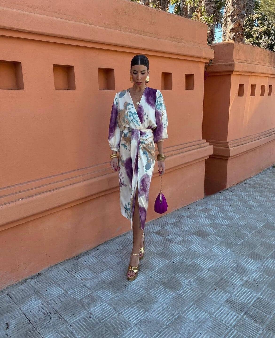 Alice - Chic Patterned Two-Piece Set