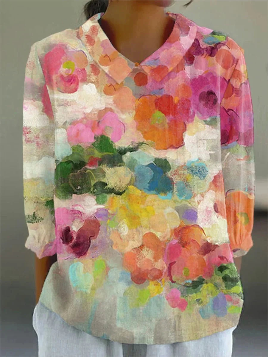 Chelsea – Artistic Blouse for Effortless Everyday Flair