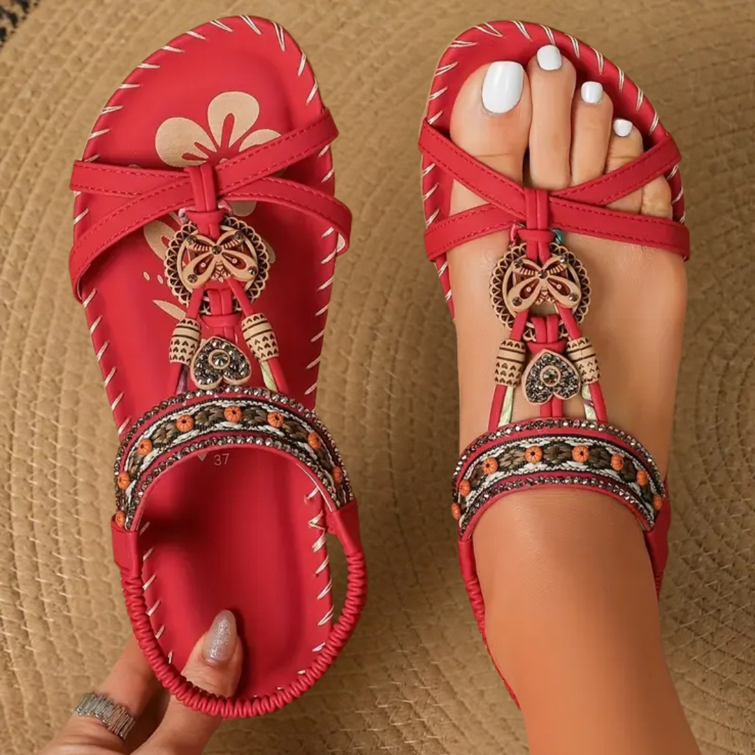 Clarisse – Orthopaedic Ibiza-Style Sandals for All-Day Elegance