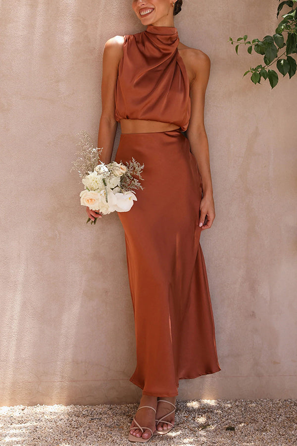 Aisling | Elegant Satin Set