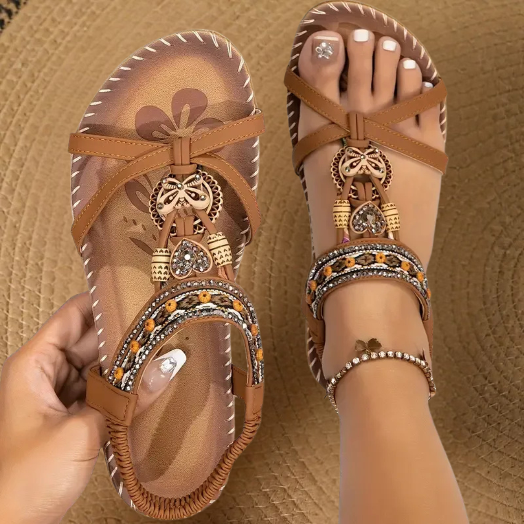 Clarisse – Orthopaedic Ibiza-Style Sandals for All-Day Elegance