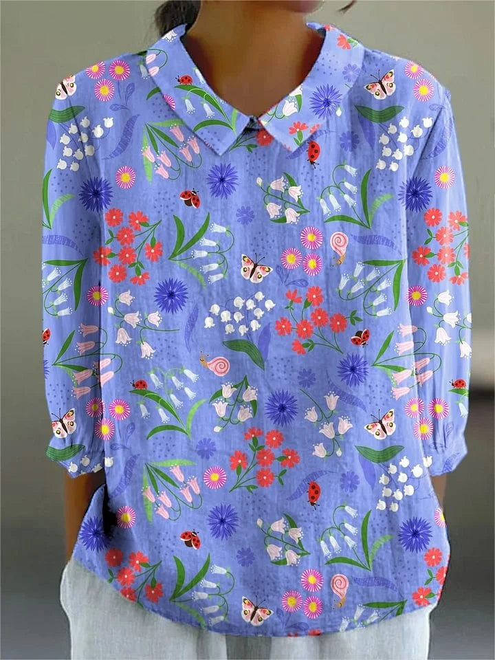 Chelsea – Artistic Blouse for Effortless Everyday Flair