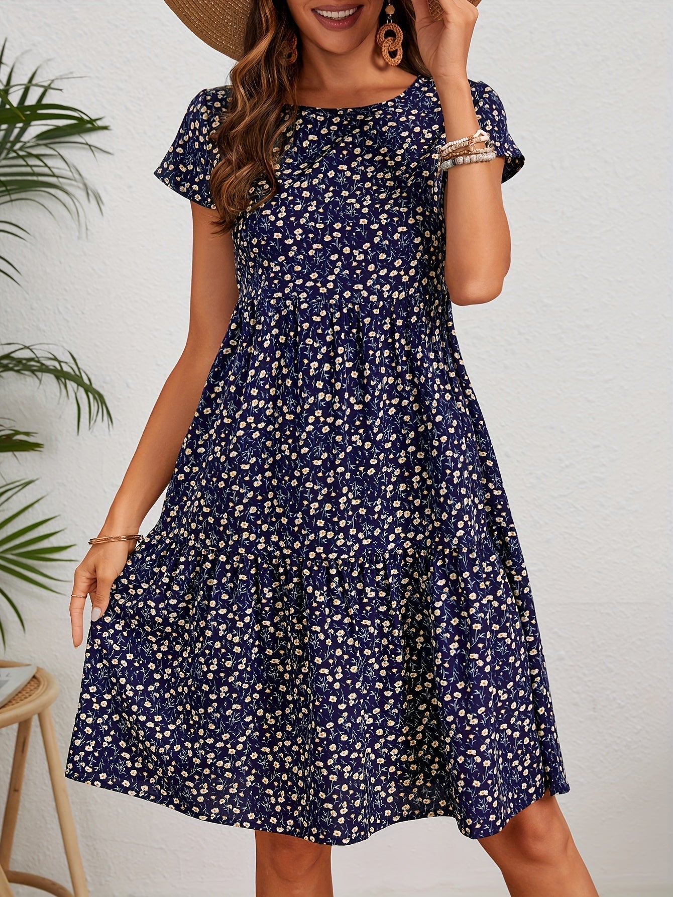 Valeria™ | Vintage Floral Dress