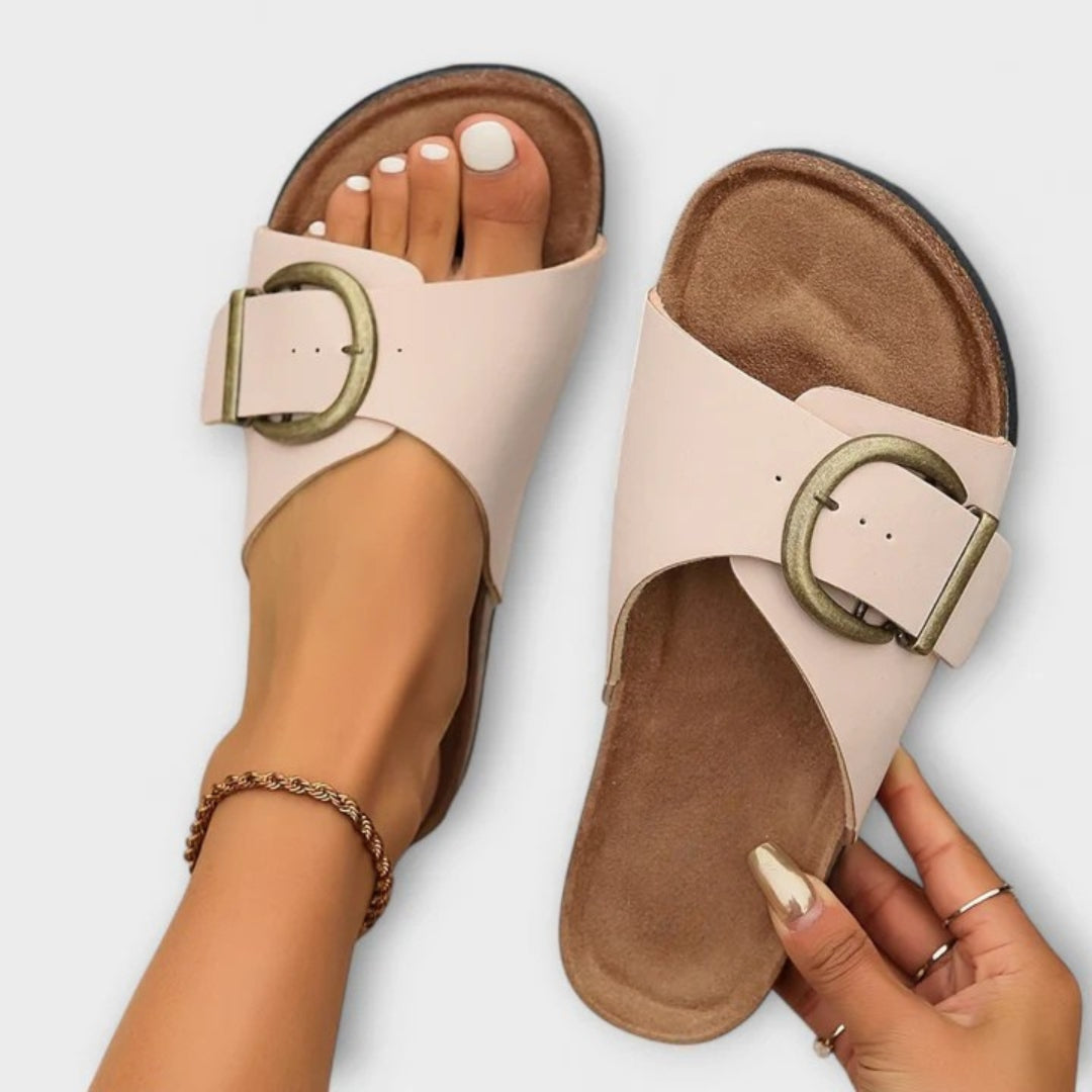 Amber | Orthopedic Sandals (Khaki)
