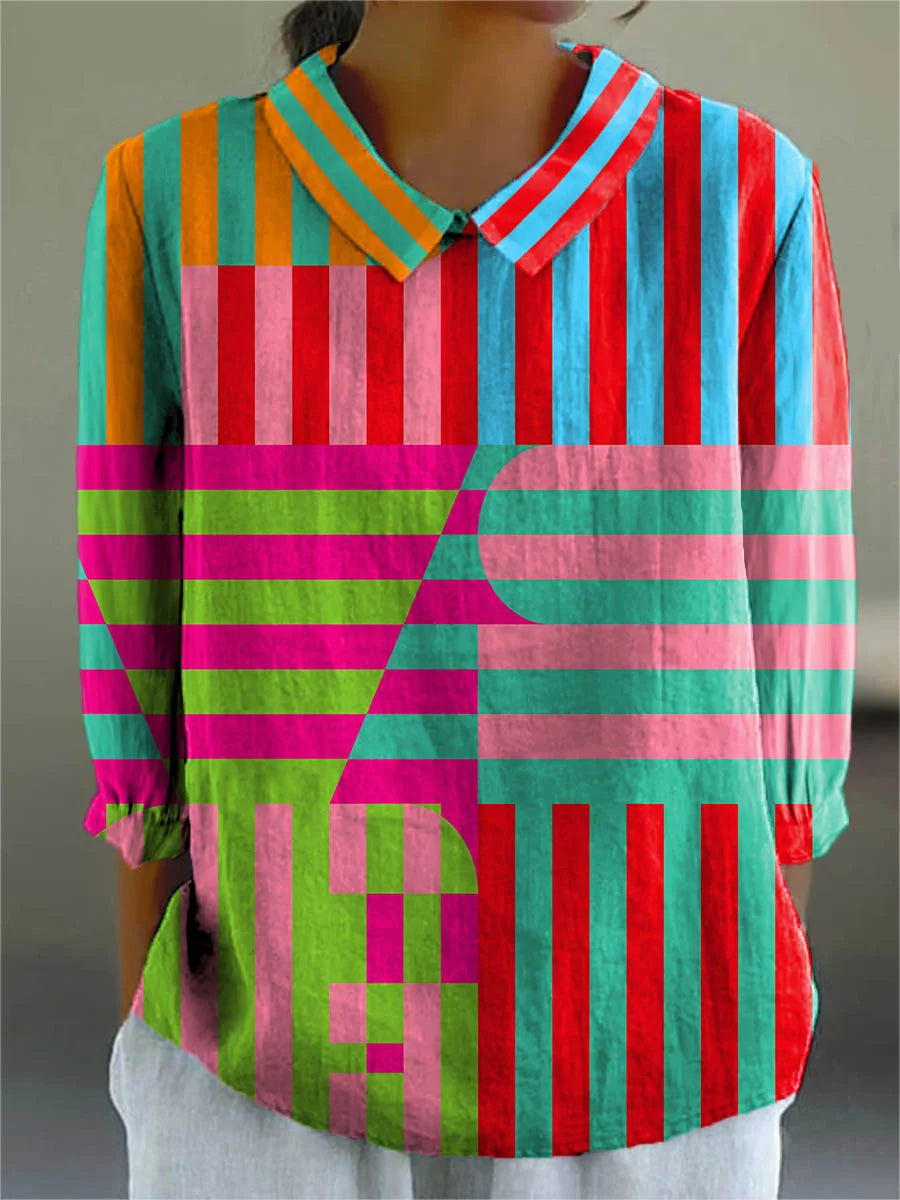 Chelsea – Artistic Blouse for Effortless Everyday Flair