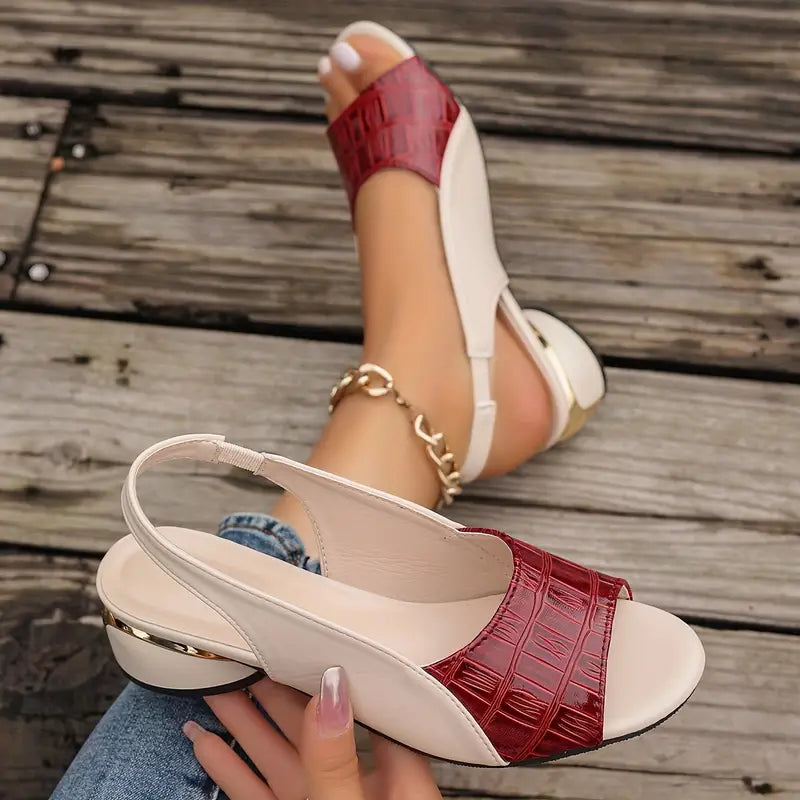 Shaina – Leather Comfort Sandals for Effortless Elegance