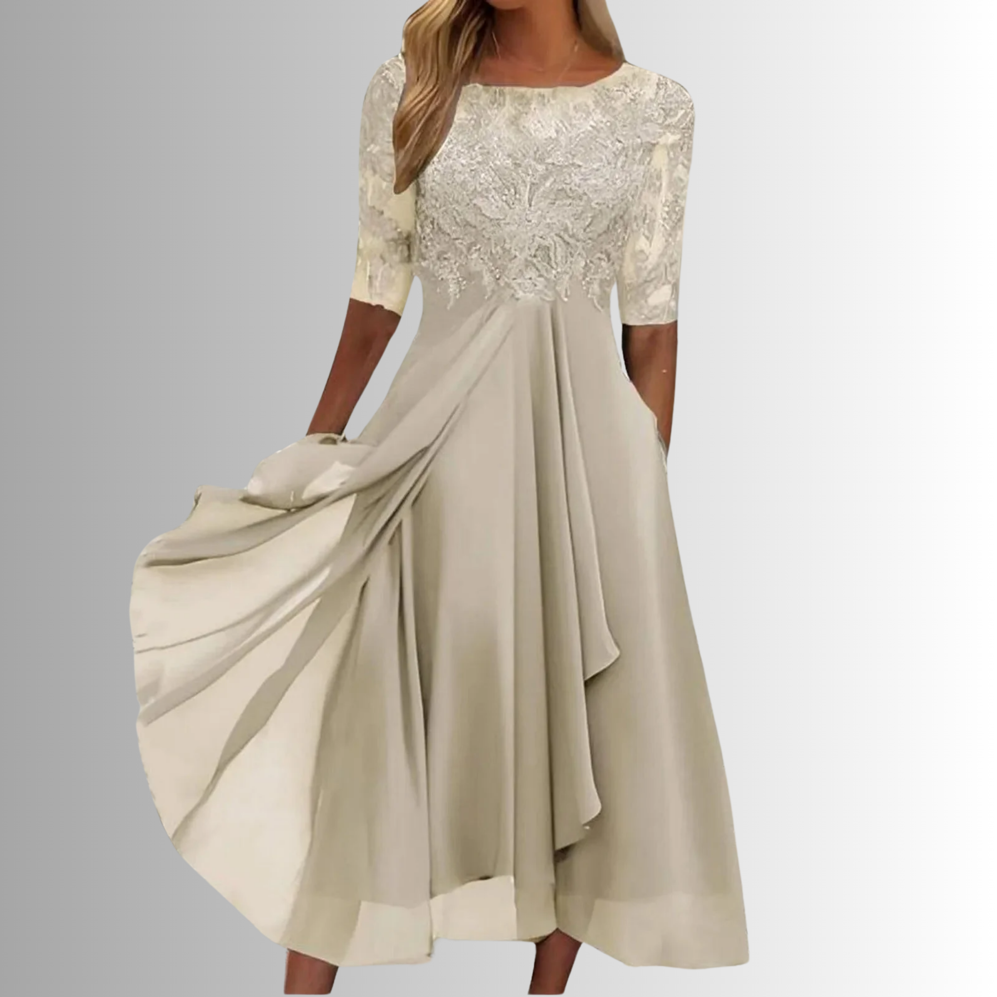 Clarrah– Elegant Lace Dress for Special Moments