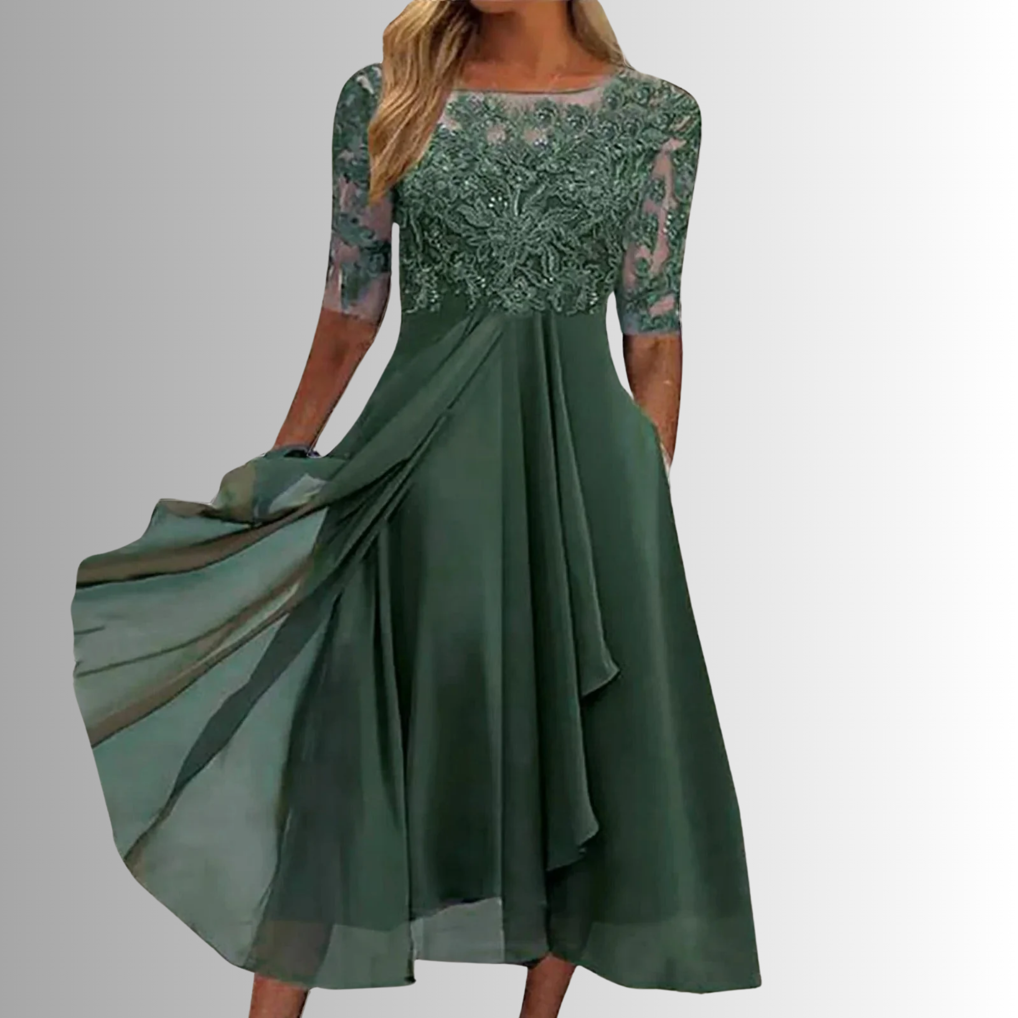 Clarrah– Elegant Lace Dress for Special Moments