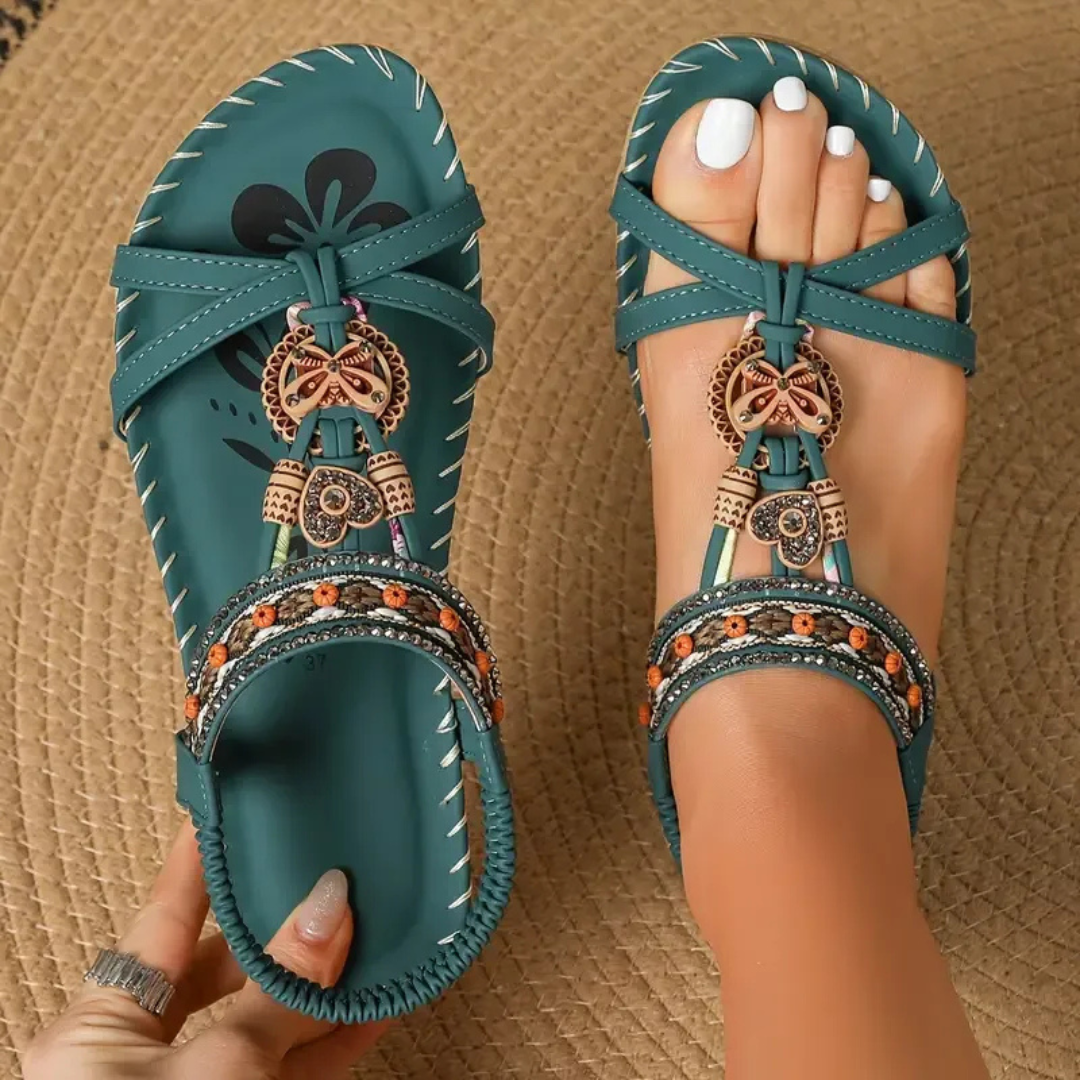 Clarisse – Orthopaedic Ibiza-Style Sandals for All-Day Elegance