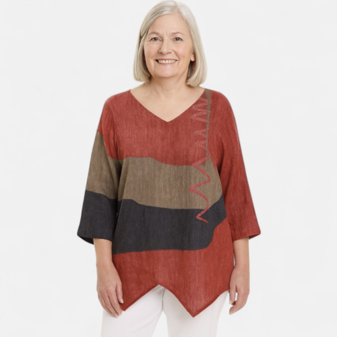 Artistic V-Neck Tunic